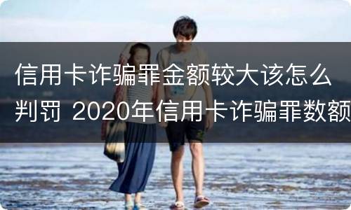 信用卡诈骗罪金额较大该怎么判罚 2020年信用卡诈骗罪数额标准