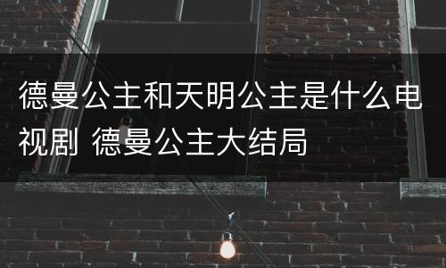 德曼公主和天明公主是什么电视剧 德曼公主大结局