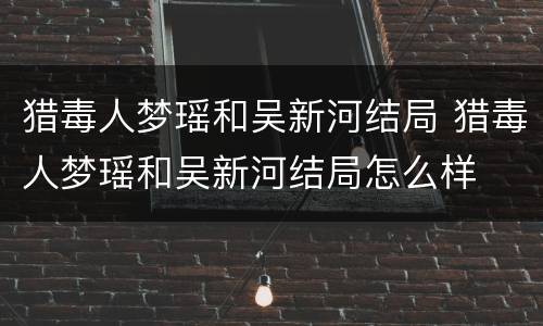 猎毒人梦瑶和吴新河结局 猎毒人梦瑶和吴新河结局怎么样